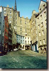 Victoria Street from the Grassmarket