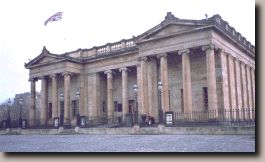 National Gallery from the foot of the Mound